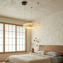 Alabaster Aura Circular Chandelier
