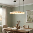 Alabaster Aura Circular Chandelier