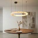 Alabaster Aura Circular Chandelier