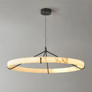 Alabaster Aura Circular Chandelier