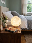 Alabaster Ball Table Lamp