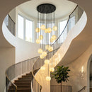 Alabaster Balls Cluster Chandelier