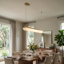 Alabaster Brick Linear Pendant Light