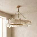 Alabaster Burton Round Chandelier