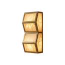 Alabaster Cascade Rectangular Wall Light