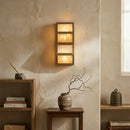 Alabaster Cascade Rectangular Wall Light