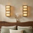 Alabaster Cascade Rectangular Wall Light