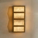 Alabaster Cascade Rectangular Wall Light