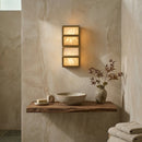 Alabaster Cascade Rectangular Wall Light