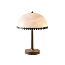 Alabaster Dome Trim Table Lamp