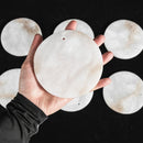Alabaster Double Layer Round Wall Lamp