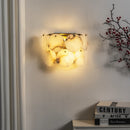 Alabaster Double Layer Round Wall Lamp