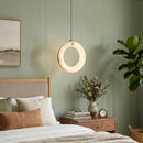 Alabaster Duplex Staircase Pendant Light