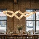 Alabaster Loop Chandelier