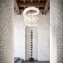Alabaster Loop Chandelier