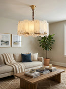 Alabaster Lorry Round Chandelier