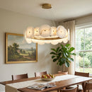 Alabaster Multiple Round Chandelier