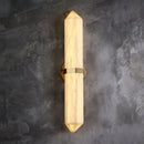 Alabaster Obelisk Wall Sconce
