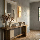 Alabaster Obelisk Wall Sconce