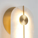 Alabaster Obvara Oval Wall Light