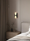 Alabaster Odin Oval Wall Sconce