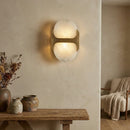 Alabaster Odin Oval Wall Sconce