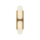 Alabaster Odin Oval Wall Sconce