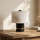 Alabaster Outela Brass Table Lamp