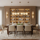 Alabaster Pebble Linear Chandelier