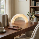 Alabaster Piped Table Lamp
