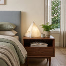 Alabaster Pyramid Table Lamp