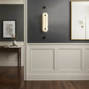 Alabaster Solvane Slender Oval Wall Sconce
