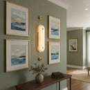 Alabaster Solvane Slender Oval Wall Sconce