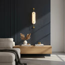 Alabaster Solvane Slender Oval Wall Sconce