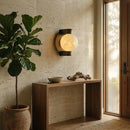 Alabaster Spherical Decorative Art Wall Lamp