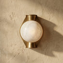 Alabaster Spherical Decorative Art Wall Lamp