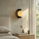 Alabaster Spherical Decorative Art Wall Lamp