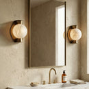 Alabaster Spherical Decorative Art Wall Lamp