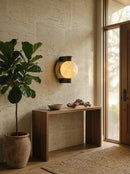 Alabaster Spherical Decorative Art Wall Lamp