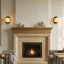 Alabaster Spherical Decorative Art Wall Lamp