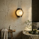 Alabaster Spherical Decorative Art Wall Lamp