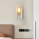 Alabaster Stacked Oval Cascada Wall Sconce