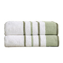 Decorative Cotton Stripe Bath Towel Set - Noelle Collection by Great Bay Home
