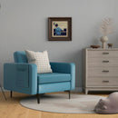 Modern Accent Armchair with Side Storage Pocket by LJGDeals