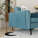 Modern Accent Armchair with Side Storage Pocket by LJGDeals