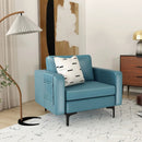Modern Accent Armchair with Side Storage Pocket by DirectDeals
