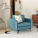 Modern Accent Armchair with Side Storage Pocket by LJGDeals