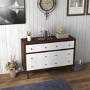 Antique-Style Free-Standing Dresser with 6 Drawers by LJGDeals