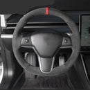 Alcantara Steering Wheel Cover for Tesla Model S / Model X
