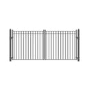 [12-18FT] Heavy-Duty Madrid-Style Premium Steel Dual-Swing Driveway Gate (SAK38546)